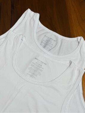 Pair of Thieves men's white undershirts (2)  size Large